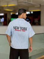 پیراهن باکسی NEW YORKکد : 2730 - تصویر 4